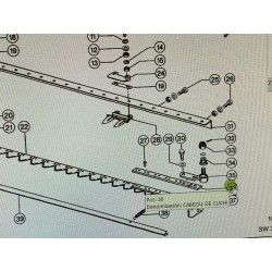 Cabeza de cuchilla Claas, Ref. 6267550