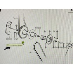 Polea Variador Claas, Ref. 7449090