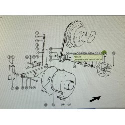 Turbina Aspirador Claas, Ref. 6576932