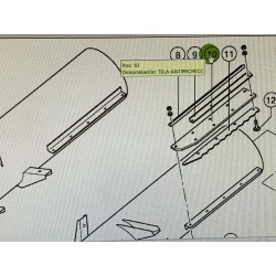 Tela-Antiproyecc Claas, Ref. 7583071