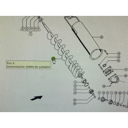 Sinfin de llenado Claas, Ref. 5422222