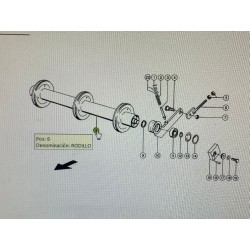 Rodillo Claas, Ref. 6506962
