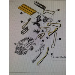 CORREA NEW HOLLAND, REF. 87545653 TAGEX