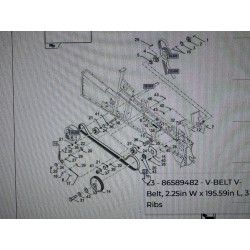 CORREA NEW HOLLAND 86589482 TAGEX