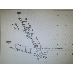 ENGRANAJE GRUPO DESCARGA NEW HOLLAND, REF. 433641