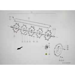 Soporte Cojinete CLAAS, Ref. 544116