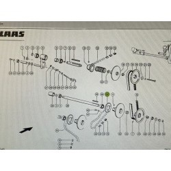 Piñón Claas, Ref. 6702030