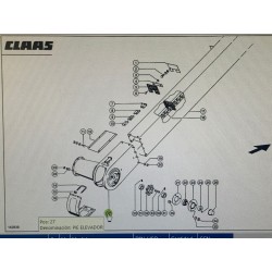 PIE ELEV.RETORNO CLAAS, REF. 7953930