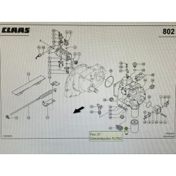 FILTRO HIDRAULICO CLAAS, REF. 5127431