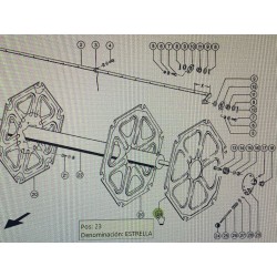 ESTRELLA MOLINETE CLAAS, REF. 6770702