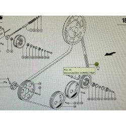 CORREA ACC.CRIBAS CLAAS, REF 6676510 TAGEX