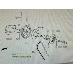 CORREA ACC.VARIADOR CLAAS,...