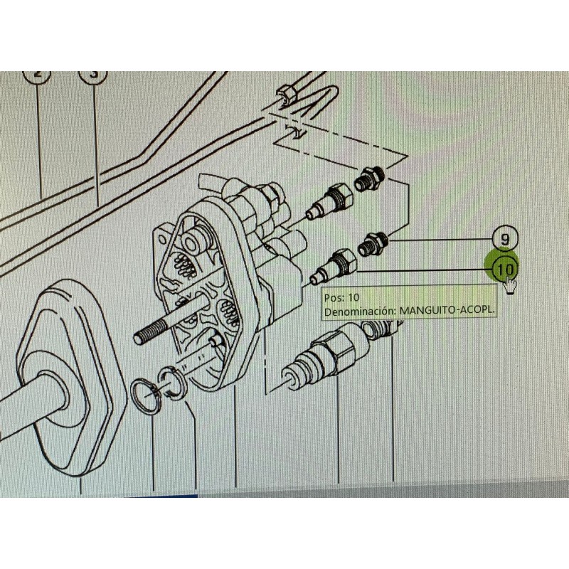 MANGUITO ACOPL.CLAAS, REF. 6688100