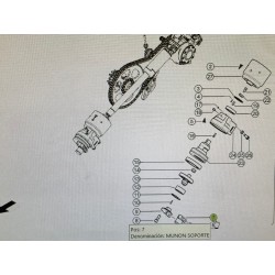 Muñon soporte Claas, Ref. 3599990